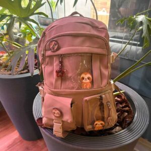 Mochila Preguicinha Aventura Marrom