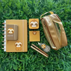 Kit Papelaria e Estudos Preguicinha Inspira